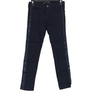 Veronica Beard Brooke Skinny Crop Jeans Size 24 Indigo Dark Wash Blue Minimalist